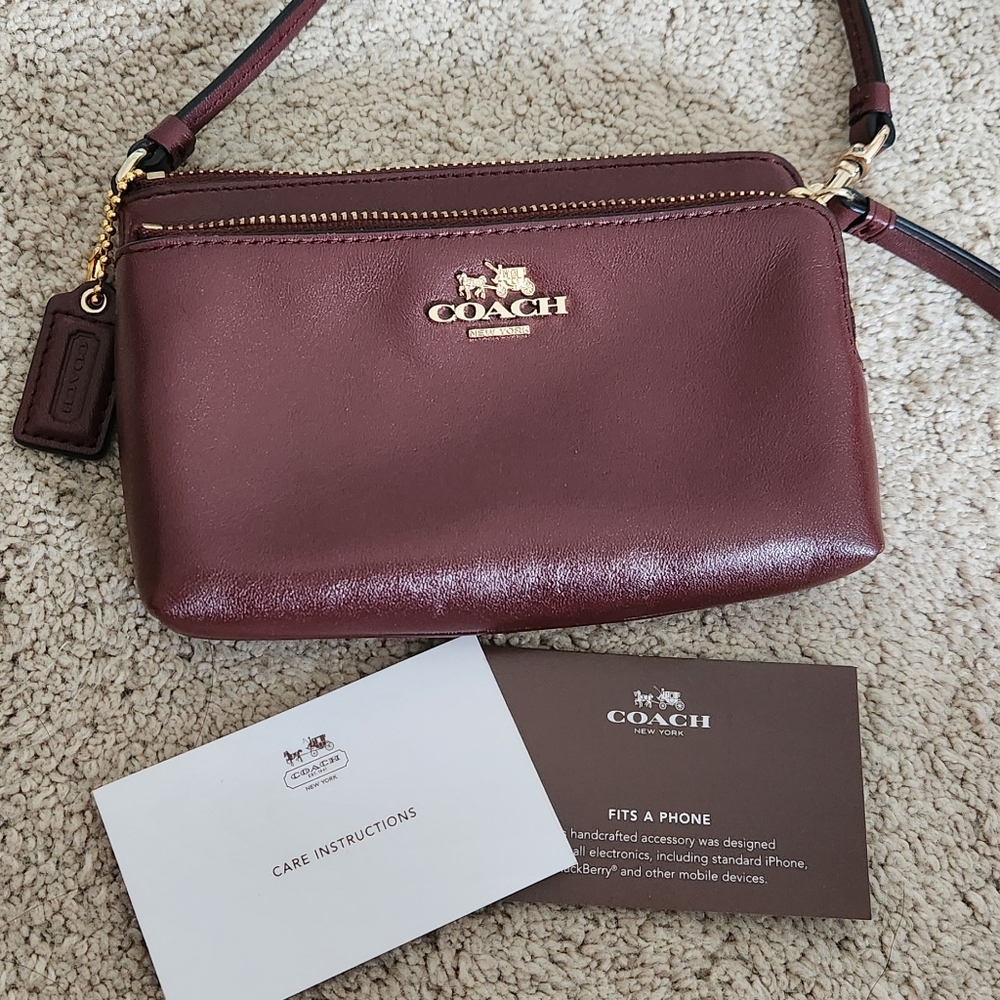 Coach Madison Double Zip Wristlet